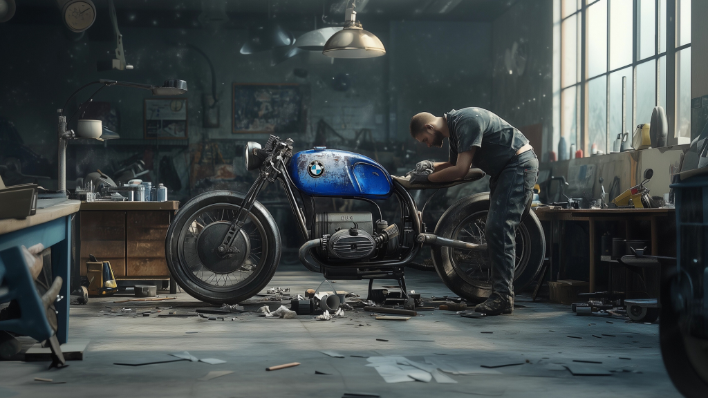 Motorrad Umbau Elchingen